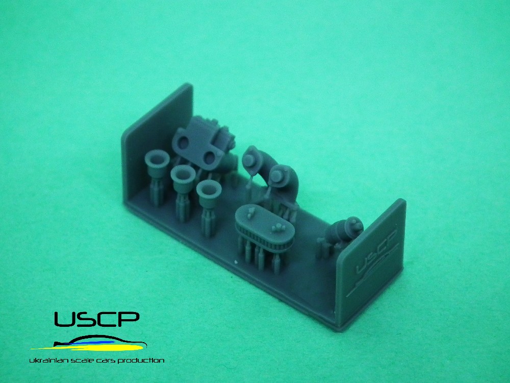 USCP 1/24 アバルト 695 ウーバー キャブレター パーツセット　24A091