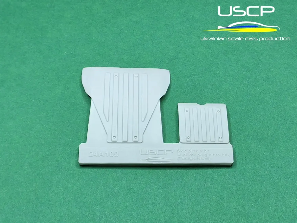 USCP 1/24 アウディ クアトロ クーペ ラリー スキッドプレートパーツセット タミヤ/イタレリ対応　24A109