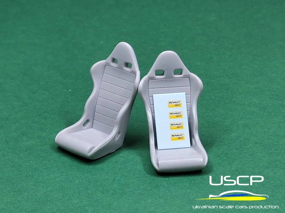 USCP 1/24 ルノー 5 サンク ラリーカーシート セット　24A113