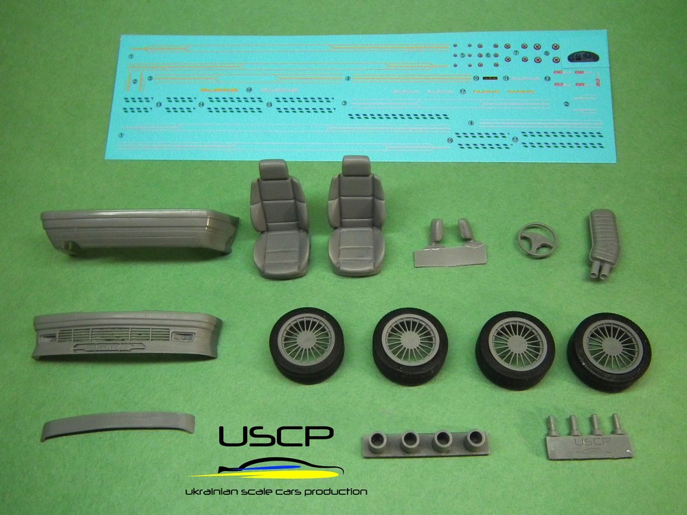 [取り寄せ]　USCP 1/24 トランスキット アルピーヌ E36 セダン ボディキットパーツ ハセガワ対応　24T004
