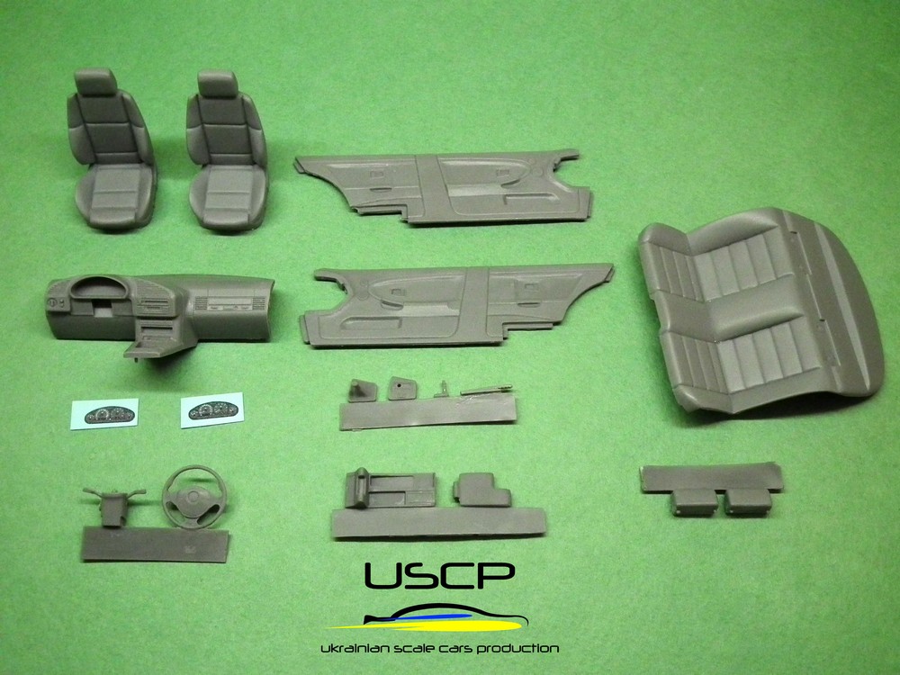 [取り寄せ]　 USCP 1/24 トランスキット BMW E36 インテリア 左ハンドル ディティルアップパーツ シート付き ハセガワ対応　24T008