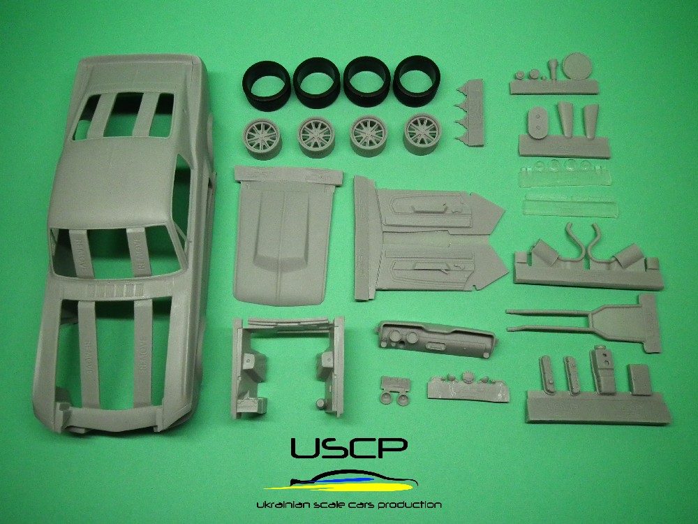 USCP 1/24 トランスキット シェルビー GT500 カスタム 60's セカンド