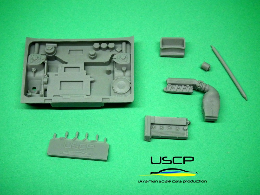 USCP 1/24 トランスキット ランチア デルタ インテグラーレ HF ラリー エンジン ハセガワ対応　24T021