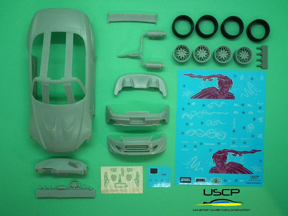 USCP 1/24 トランスキット ホンダ S2000 ワイルドスピード スーキ タミヤ対応　24T043