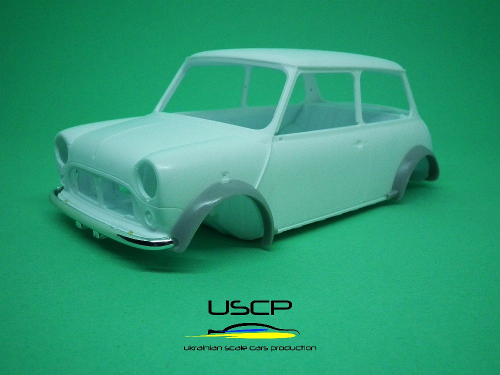 USCP 1/24 トランスキット ミニクーパー 後期型ホイールアーチ 24T052