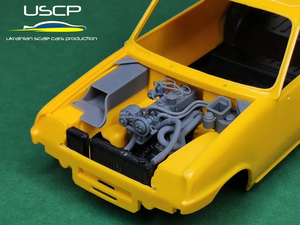 USCP 1/24 ルノー 5 サンク ターボ アルピーヌ エンジンパーツセット タミヤ対応　24T075