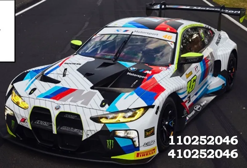 [予約] ミニチャンプス 1/18 BMW M4 GT3 "TEAM WRT" V.ロッシ /C.WEERTS/R.MARCIELLO No.46 バサースト 12H 2025 　110252046