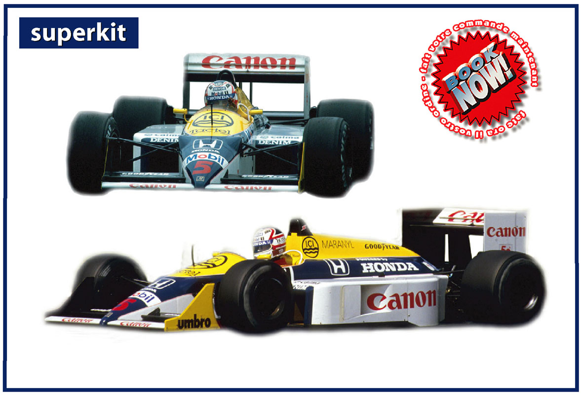 タメオ 1/43 ウィリアムズ FW11B イギリスGP 1987 スーパー