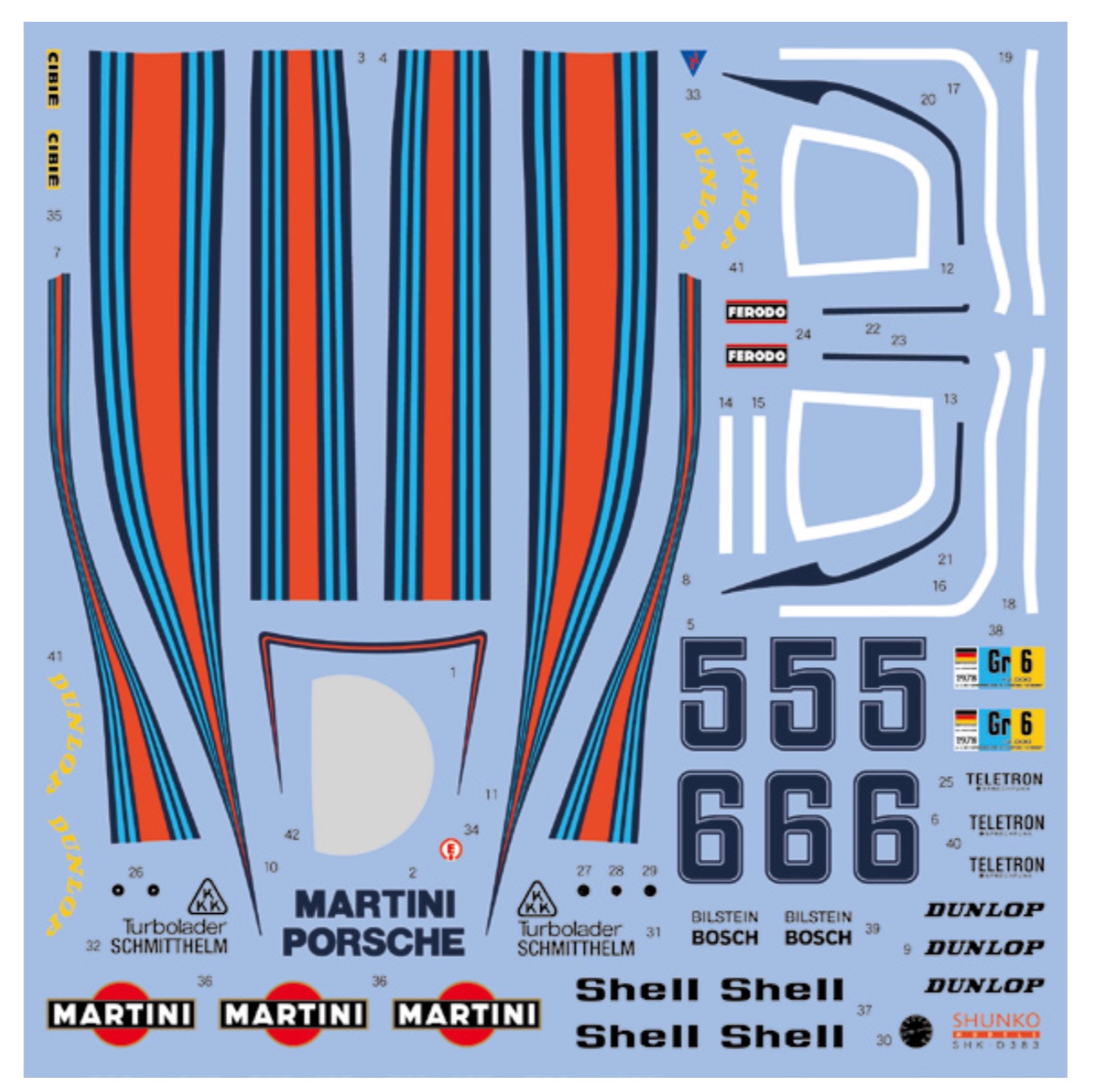 シュンコーモデル 1/24 ポルシェ 936/78 マルティニ ルマン 1978