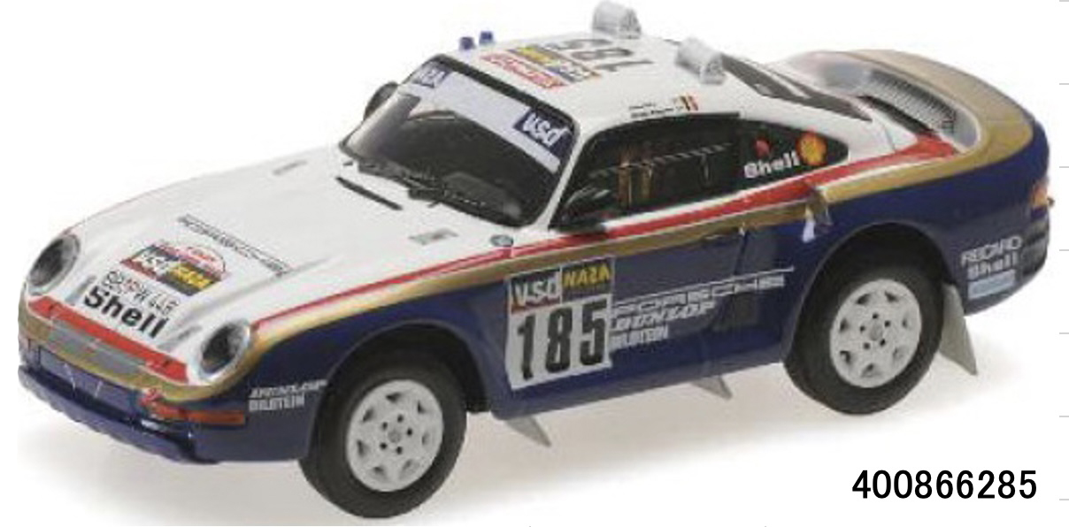 マキシチャンプス 1/43 ポルシェ 959 1987 ホワイト