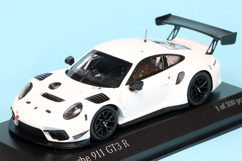 沸騰ブラドン 1/43 ミニチャンプス ポルシェ 410196000 ホワイト 2020 R GT3 991-2 ミニカー