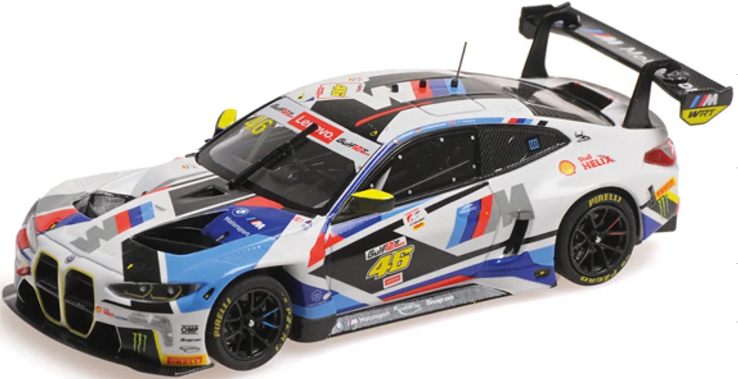 [予約 ミニチャンプス 1/43 BMW M4 GT3 "TEAM WRT" ROSSI/VANTHOOR/YELLOLY No.46 ガルフ アブダビ 12h 2023　410232046