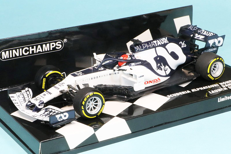 ミニチャンプス 1/43 スクーデリア アルファ タウリ レーシング ホンダ AT1 2020 LAUNCH SPEC D.クビアト　417200026