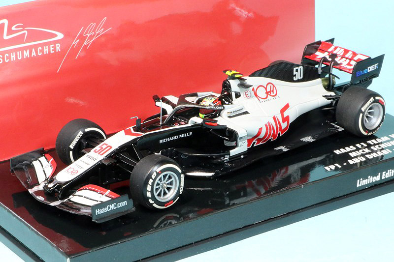 ミニチャンプス 1/43 ハース F1チーム VF-20 アブダビGP 2020 FP1 M.シューマッハ　417201750