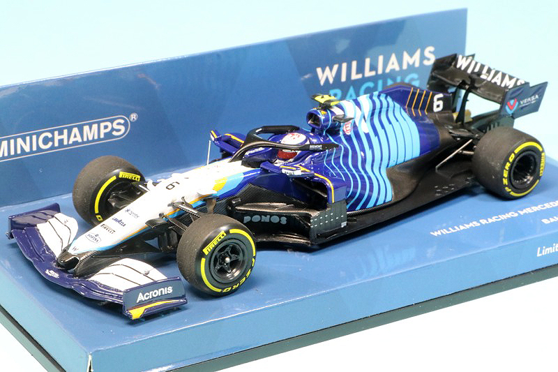 ミニチャンプス 1/43 ウィリアムズ メルセデス FW43B バーレーンGP 2021 N.ラティフィ　417210106