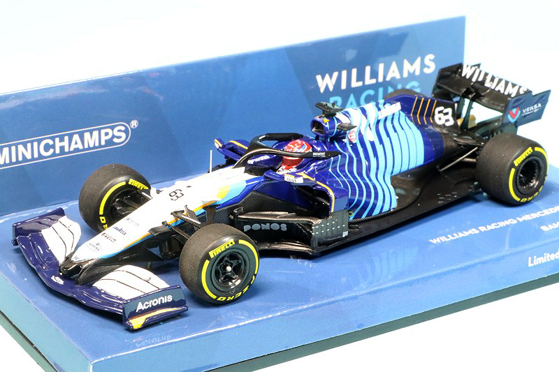 ミニチャンプス 1/43 ウィリアムズ メルセデス FW43B バーレーンGP 2021 G.ラッセル　417210163