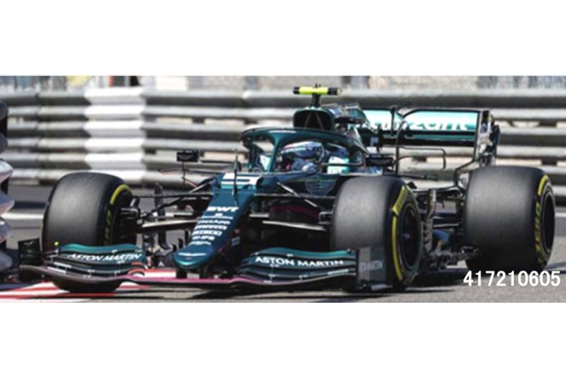 [予約] ミニチャンプス 1/43 アストン マーチン AMR21 モナコGP 2021 5th S.ベッテル　417210605