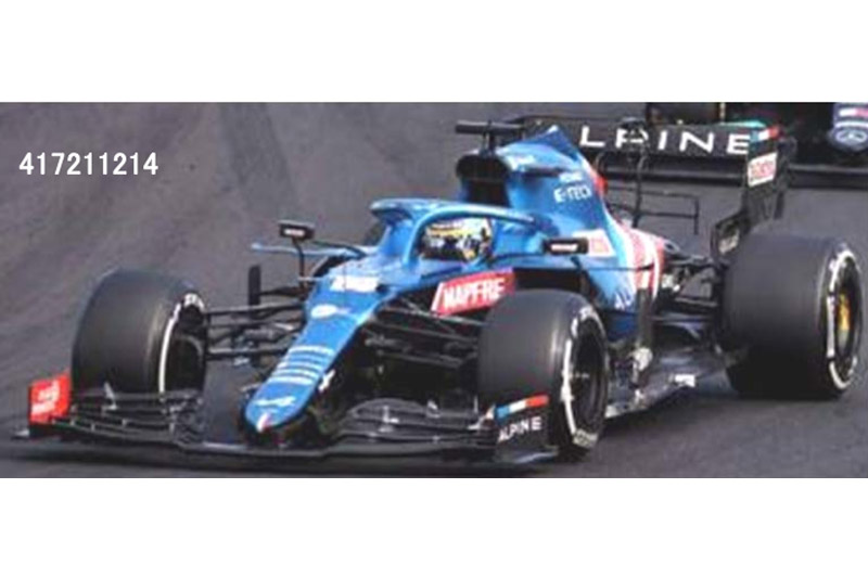 [予約] ミニチャンプス 1/43 アルピーヌ F1チーム A521 ハンガリーGP 2021 F.アロンソ　417211214