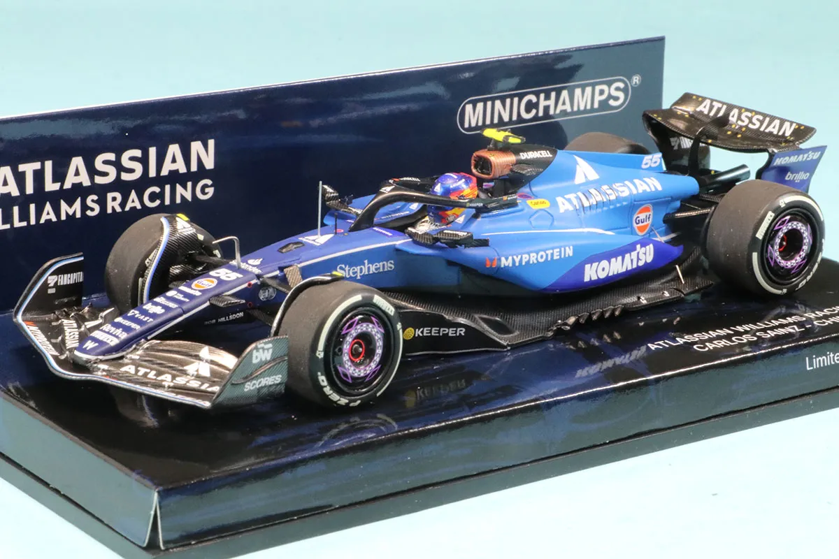 ミニチャンプス 1/43 ウィリアムズ FW47 カルロス サインツ 中国GP 2025　417250255