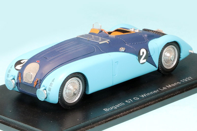 スパーク 1/43 ブガッティ 57G ルマン 24h 1937 Winner No.2　43LM37