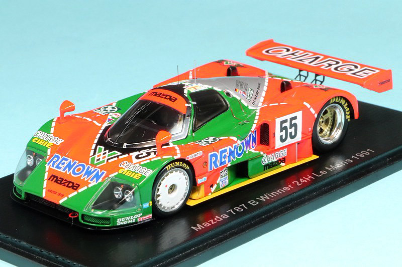 スパーク 1/43 マツダ 787B ルマン 24h 1991 Winner No.55　43LM91