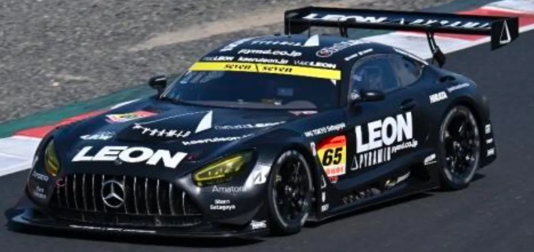 [予約] スパーク 1/64 LEON RACING LEON PYRAMID AMG スーパーGT 2025 GT300 No.65 蒲生尚弥 / 菅波冬悟　64SGT25065