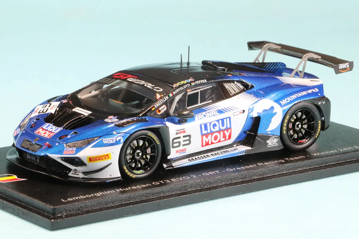 [予約] スパーク 1/43 ランボルギーニ ウラカン GT3 EVO 2 No.63 GRT-グラッサー・レーシング・チーム スパ 24h 2025 ウィナー（ミルコ・ボルトロッティ／ルカ・エングストラー／ジョーダン・ペッパー）　43SPA2025