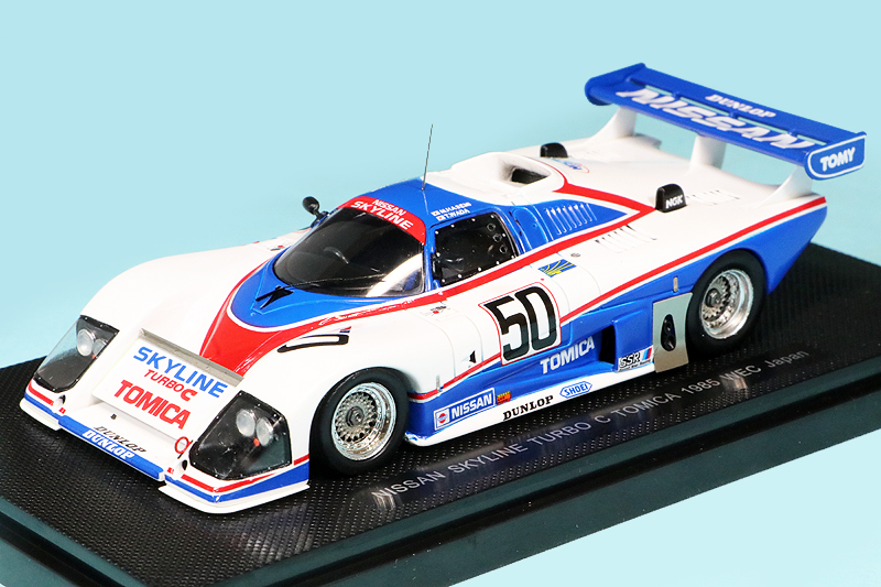 [再入荷] エブロ 1/43 ニッサン スカイライン ターボ C トミカ WEC Japan 1985 No.50　44507