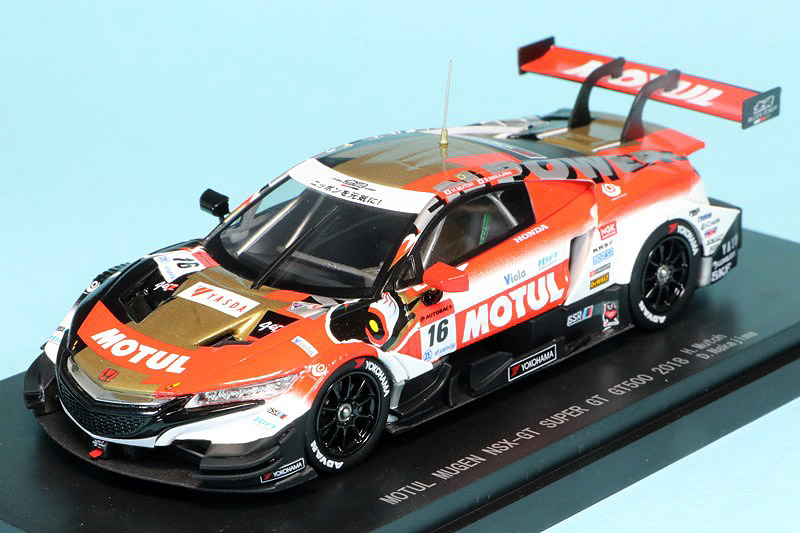 エブロ 1/43 モチュール 無限 NSX-GT スーパーGT 2018 No.16　45627