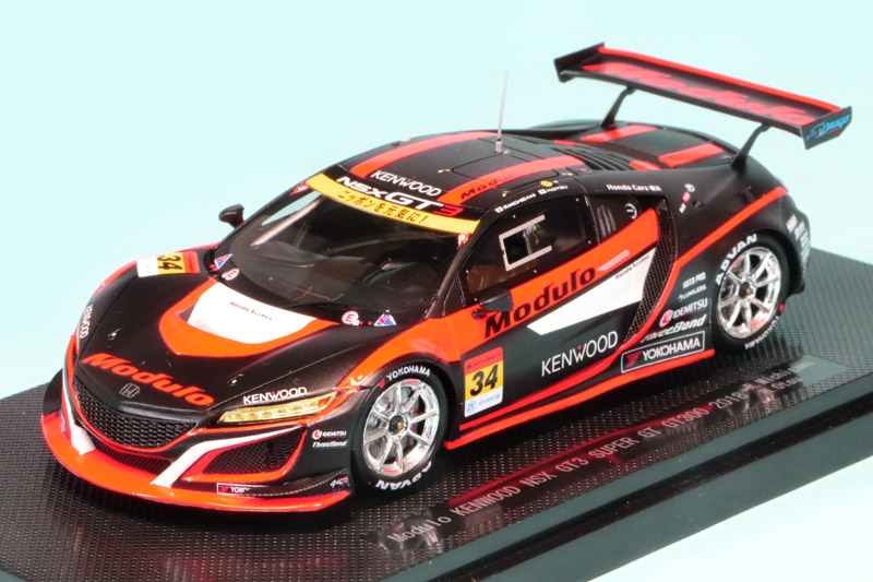 エブロ 1/43 モデューロ ケンウッド NSX GT3 スーパーGT GT300 2018 No.34　45653