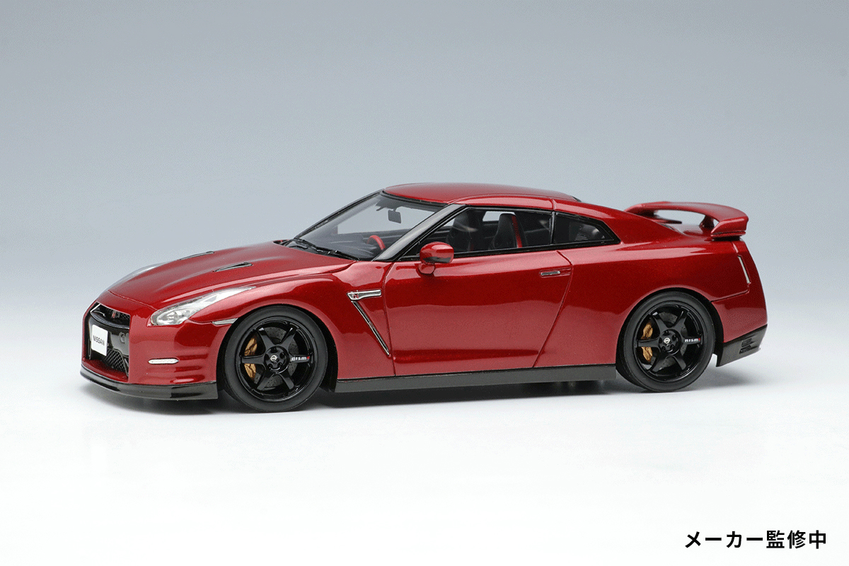 [予約] アイドロン 1/43 ニッサン GT-R トラックエディション エンジニアードバイニスモ 2015 ゴールドフレークレッドパール (限定50台)　EM683A