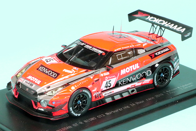 エブロ 1/43 ニッサン GT-R ニスモ GT3 ニュルブルクリンク 24h 2019 No.45　45745