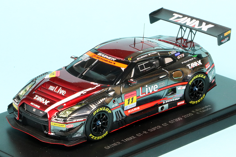 エブロ 1/43 GANER TANAX GT-R スーパーGT GT300 2020 No.11　45775