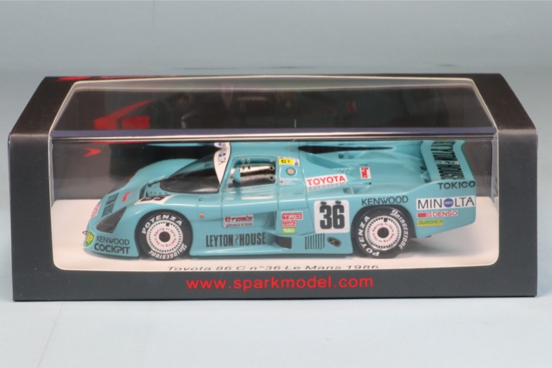 1/43 Spark トムス 86C-L トヨタ 1986 Le Mans 1/43 Spark Toms 86C-L Toyota 1986 Le Mans | eBay