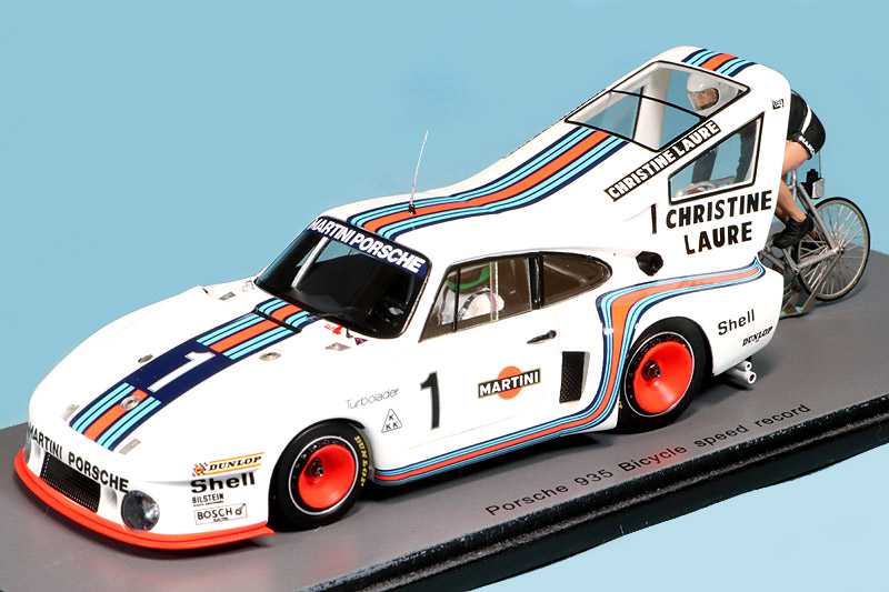 S1939 - スパーク 1/43 ポルシェ 935 Bicycle Speed Record 1977