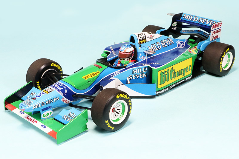 ミニチャンプス 1/18 ベネトン フォード B194 オーストラリアGP 1994 ワールドチャンピオン M.シューマッハ デカール加工品　510943405S