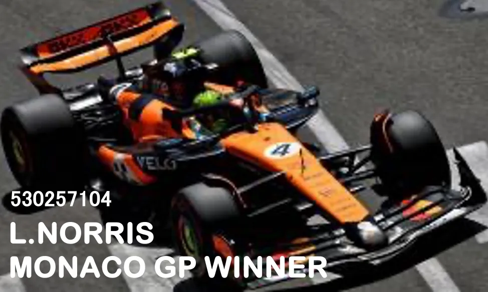 予約] ミニチャンプス 1/64 マクラーレン MCL39 ランド・ノリス モナコ