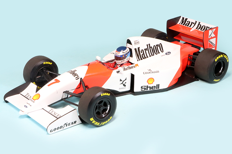 ミニチャンプス 1/18 マクラーレン フォード MP4/8 1993 M.ハッキネン デカール加工品　530931837S