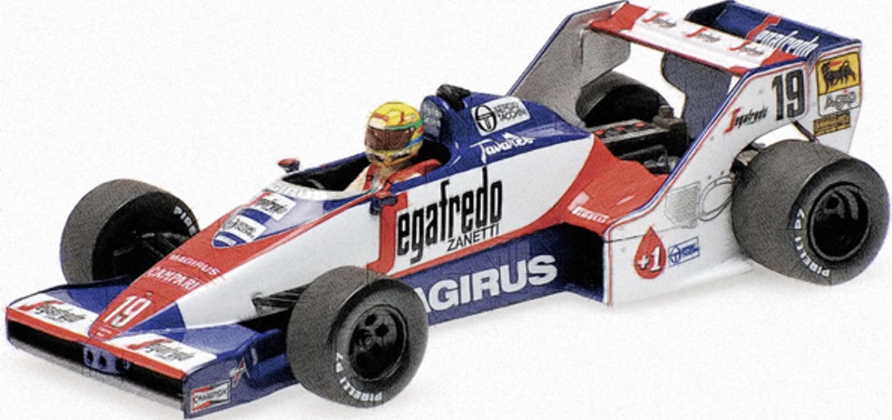 [予約] ミニチャンプス 1/43 トールマン ハート TG183B A.セナ ブラジルGP 1984 2位入賞 ウェザリング仕様　540843339