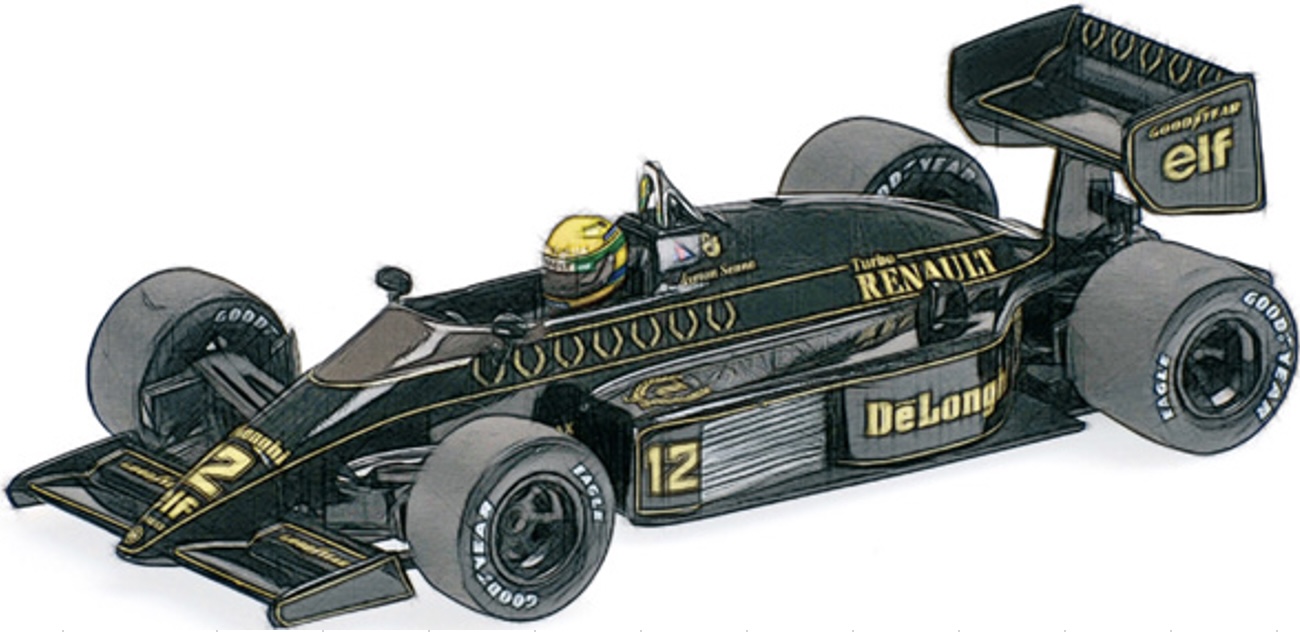 [予約] ミニチャンプス 1/43 ロータス ルノー 98T A.セナ ドイツGP 1986 ウェザリング仕様　540863312