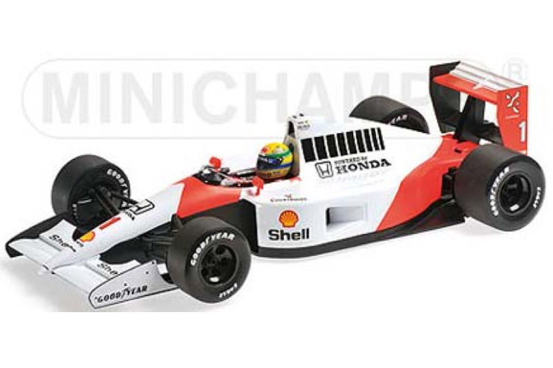 ミニチャンプス 1/18 F1 マクラーレン MP4/6 ホンダ A.セナ 再生産] ミニチャンプス 1/18 マクラーレン MP4/6 ホンダ 1991