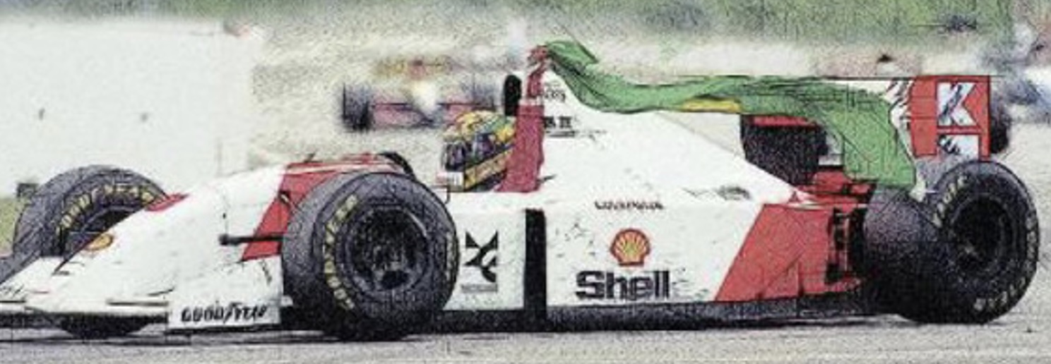 [予約] ミニチャンプス 1/43 マクラーレン フォード MP4/8 A.セナ オーストラリアGP 1993 ウィナー フラッグ付き/ウェザリング仕様 デカール加工品　EX540933308