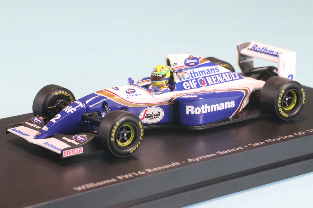 ミニチャンプス 1/64 ウィリアムズ ルノー FW16 アイルトン・セナ