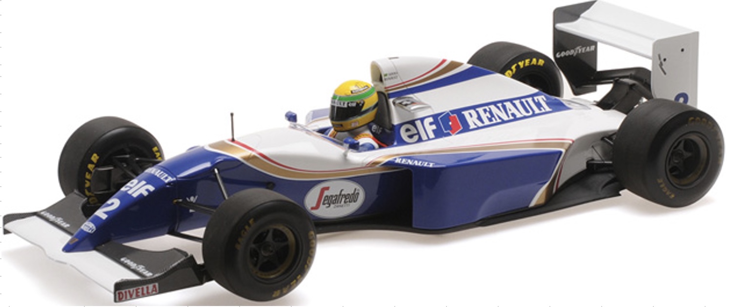 [予約] ミニチャンプス 1/12 ウィリアムズ ルノー FW16 A.セナ サンマリノGP 1994 ウェザリング仕様 デカール加工品　5EX47943202