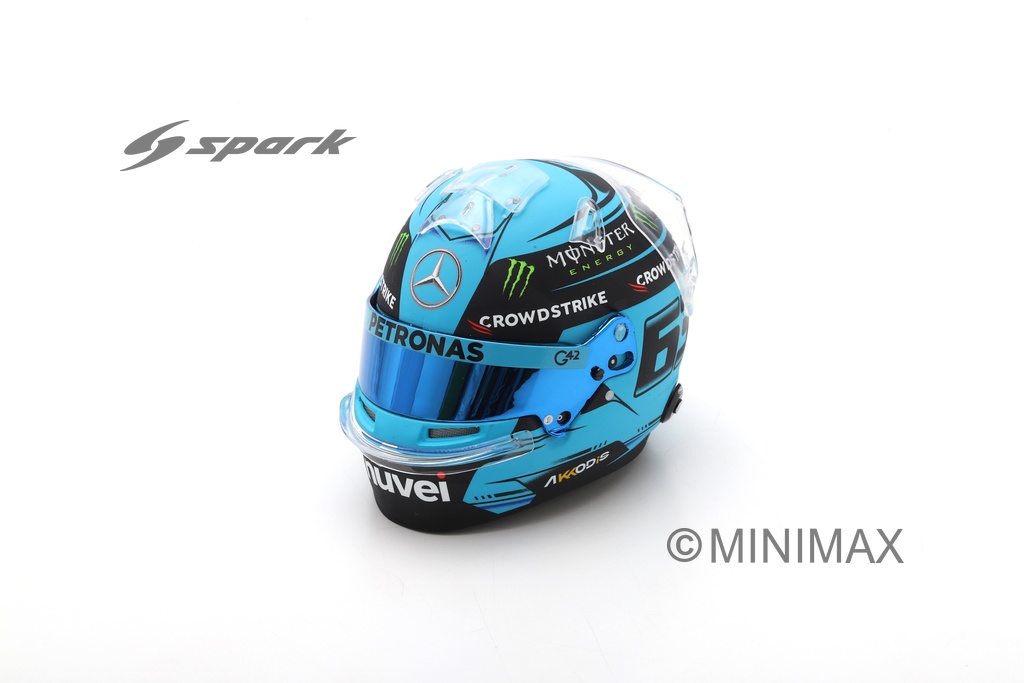 スパーク1/5ヘルメットG.ラッセル 2023年日本グランプリ メルセデスAMG Amazon | ☆ スパーク 1/5 ヘルメット メルセデス AMG G
