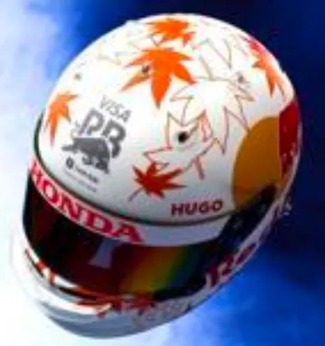 予約] スパーク 1/5 ヘルメット 角田裕毅 2025 5HF194