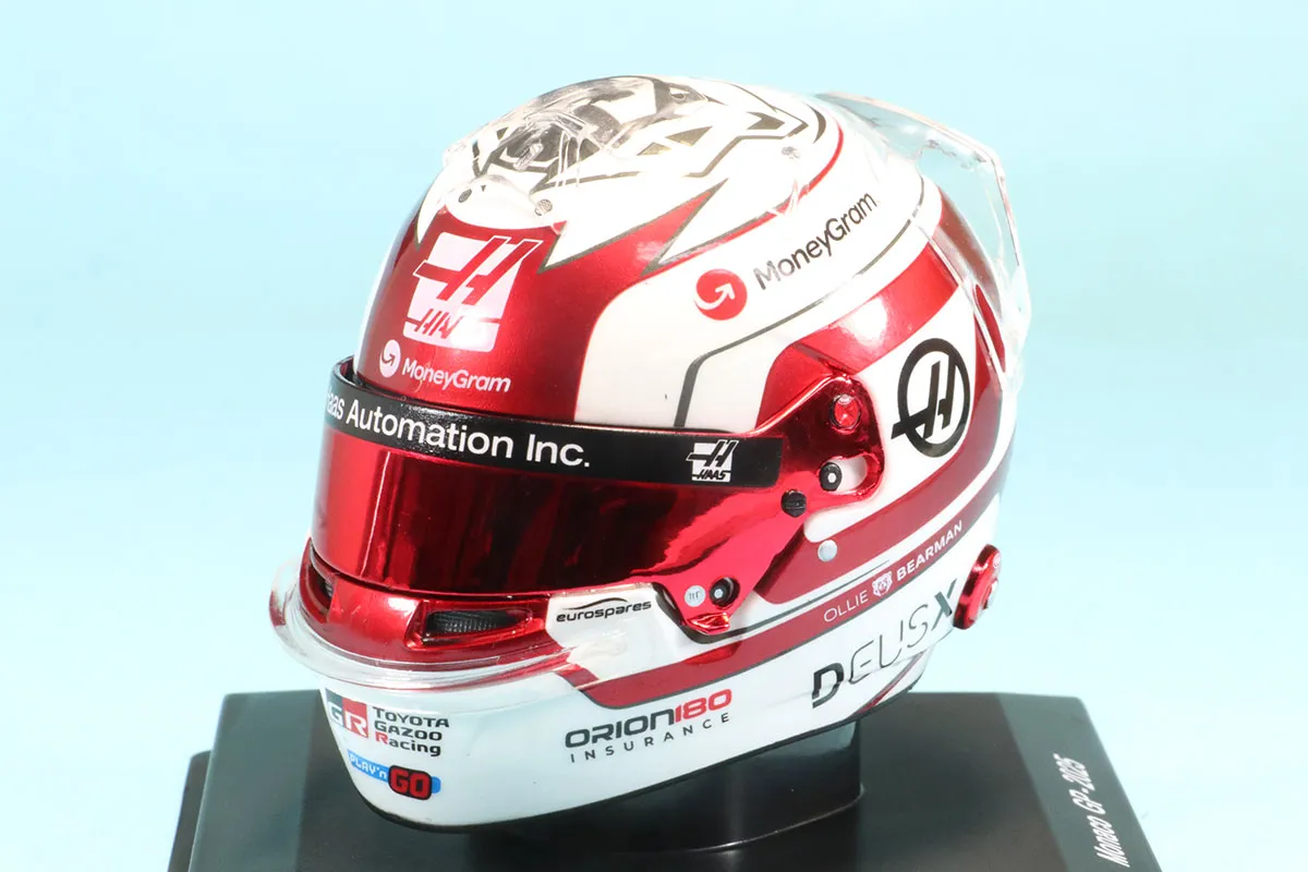 スパーク 1/5 ヘルメット マネーグラム・ハース オリバー・ベアマン