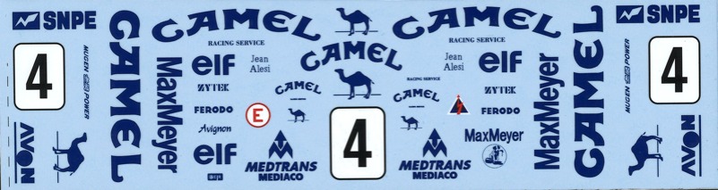 ミュージアムコレクション 1/24 レイナード 89D CAMEL J.アレジ