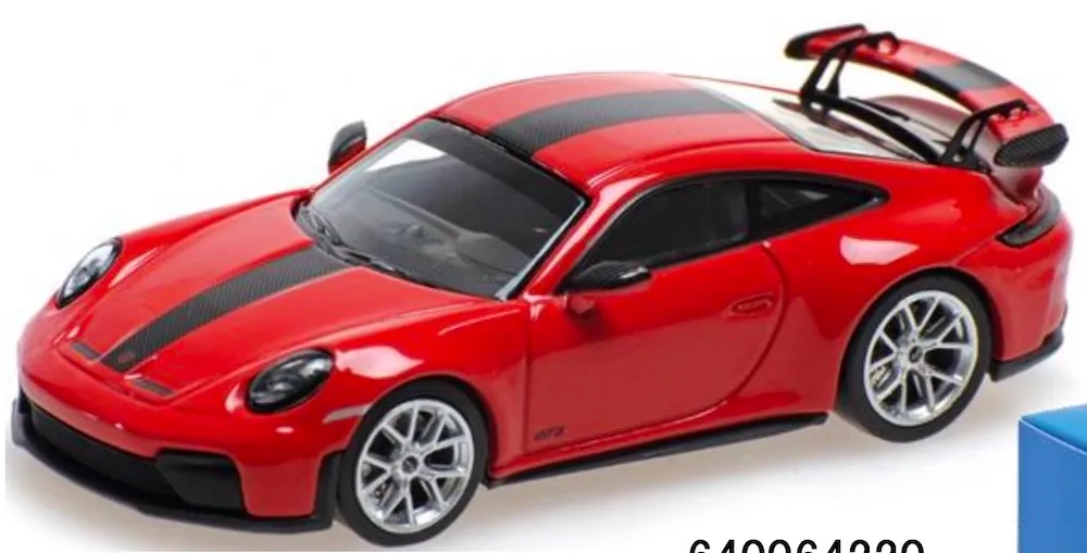予約] ミニチャンプス 1/64 ポルシェ 911 (992.2) GT3 2025 レッド