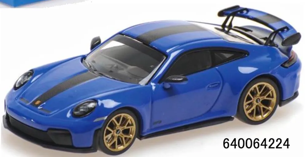 予約] ミニチャンプス 1/64 ポルシェ 911 (992.2) GT3 2025 ブルー